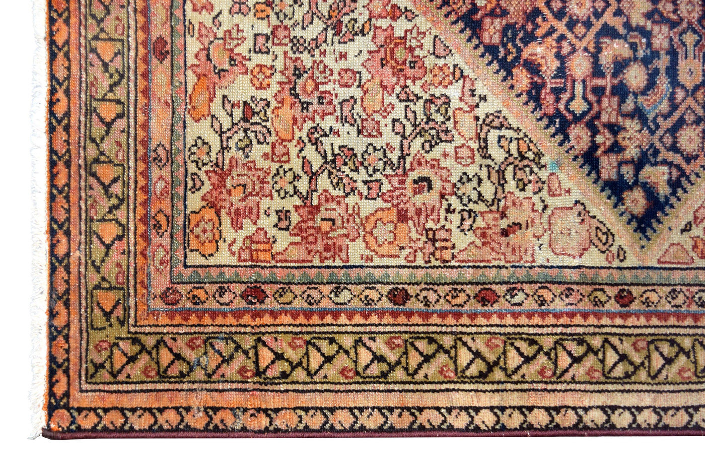 Antique Persian Malayer Navy Rug handmade area rug Shop Tapis 