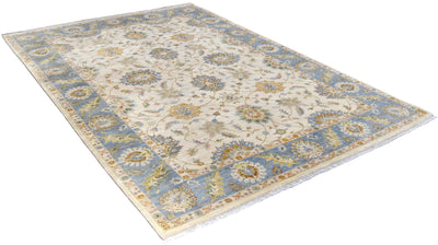 Chobi Zeigler Rug handmade area rug Shop Tapis 5'7 X 8'7 