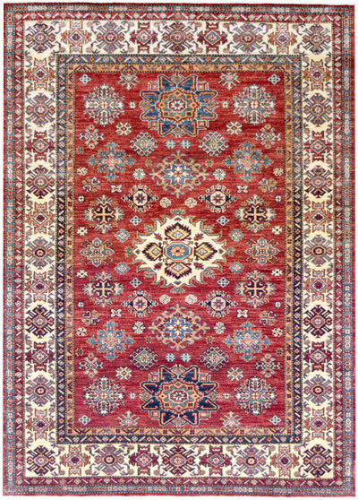 Kazak Menkib Rug handmade area rug Shop Tapis 5'6" X 8' 