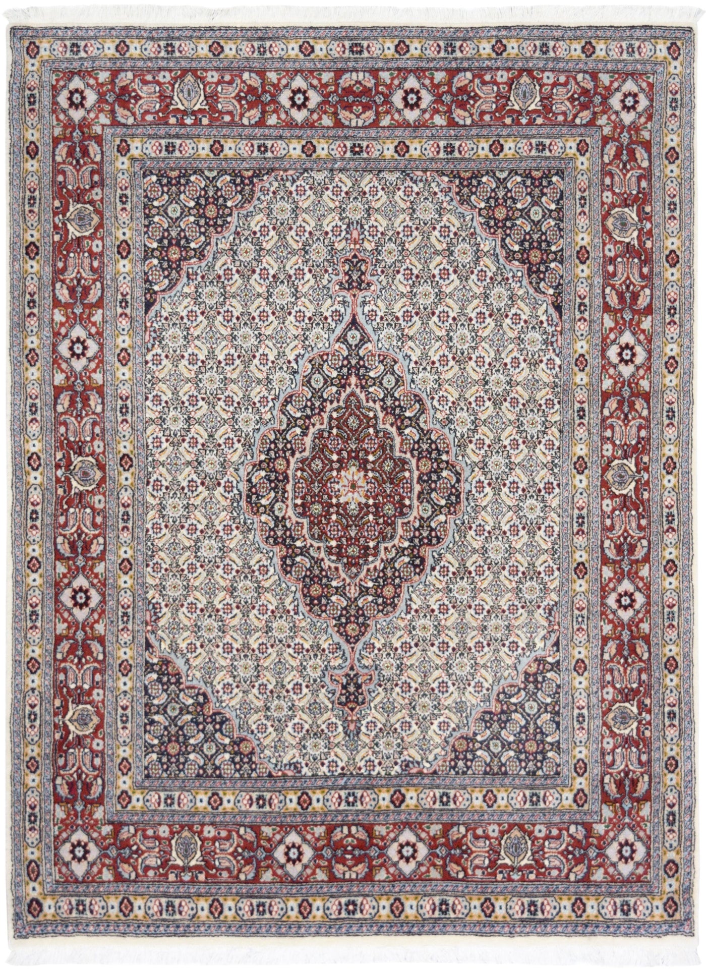 Persian Moud Mahi Rug handmade area rug Shop Tapis 4'7 X 6'3 