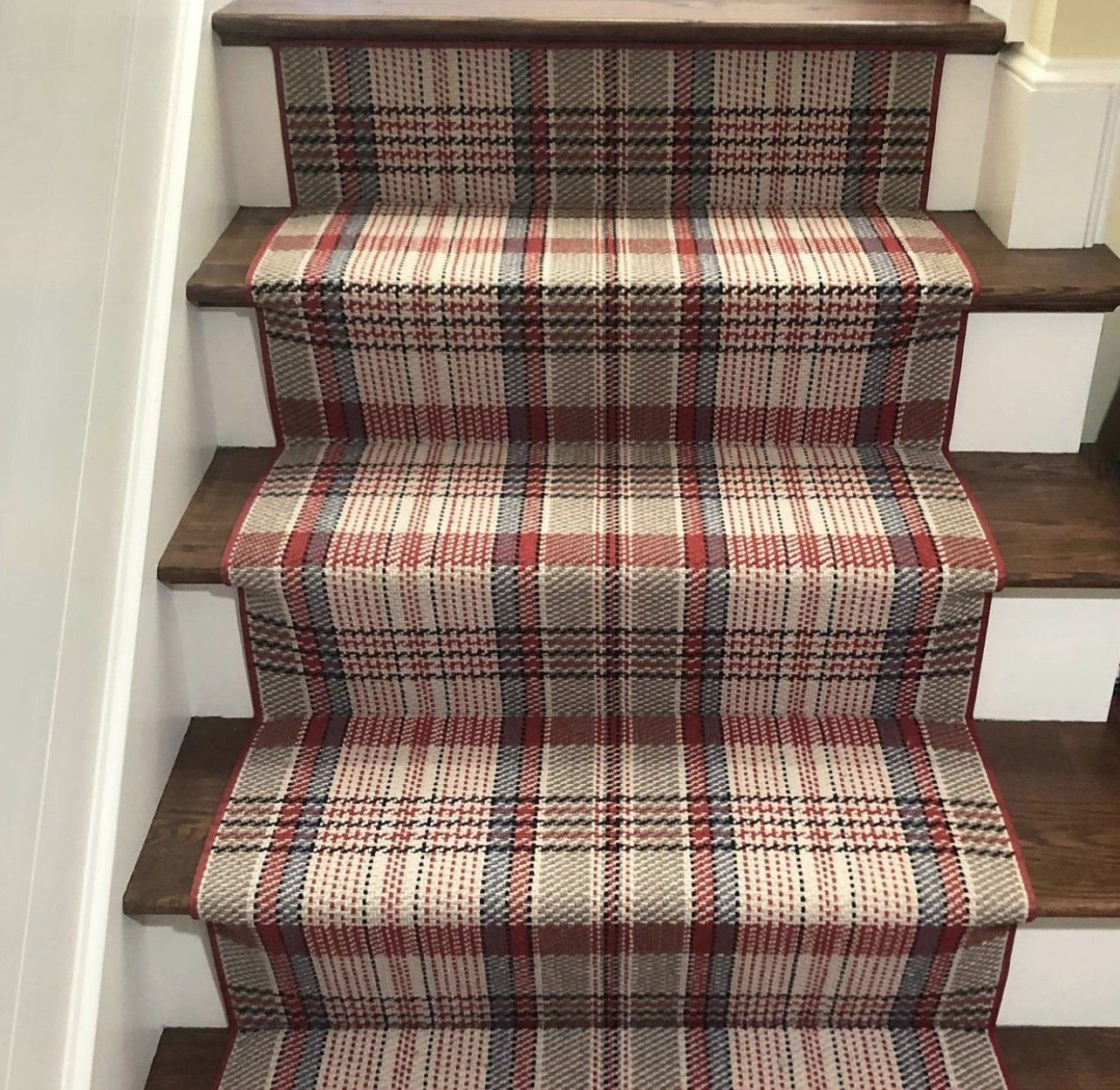 Shoreline Collection Nantucket Plaid Stair Runner / Broadloom Tapis
