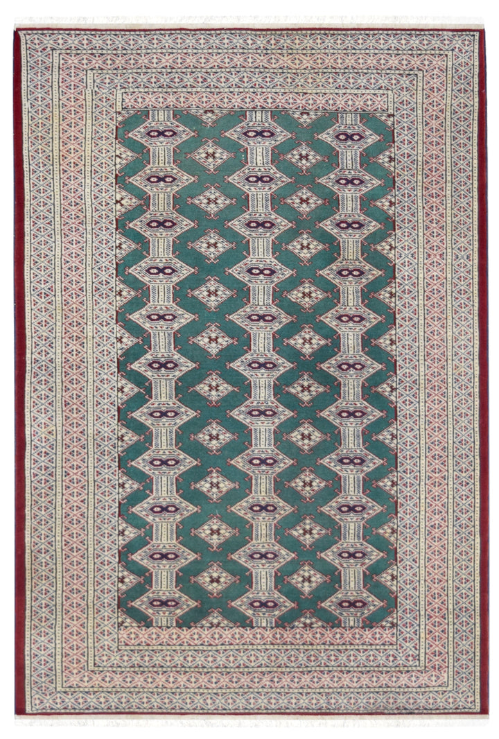 Persian Turkoman Green Rug