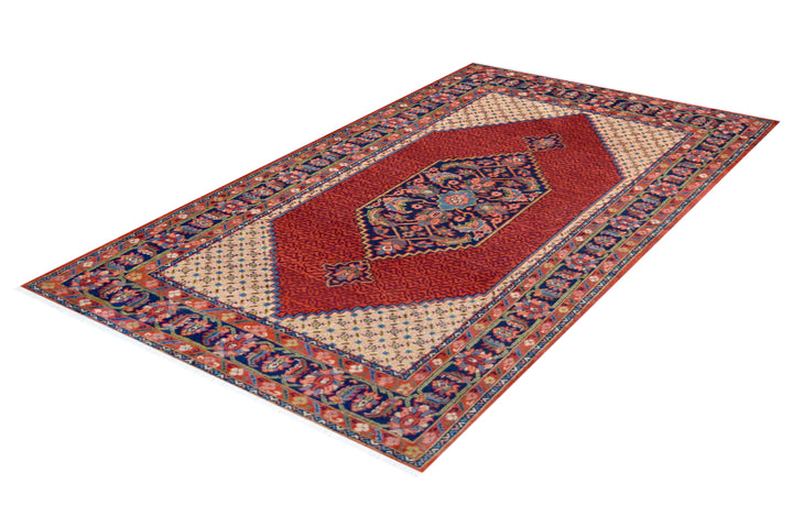 Caucasian Rust Wool Rug