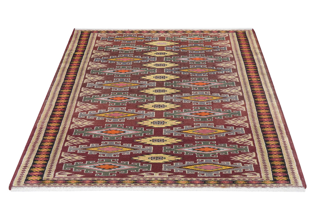 Caucasian Geometric Rug