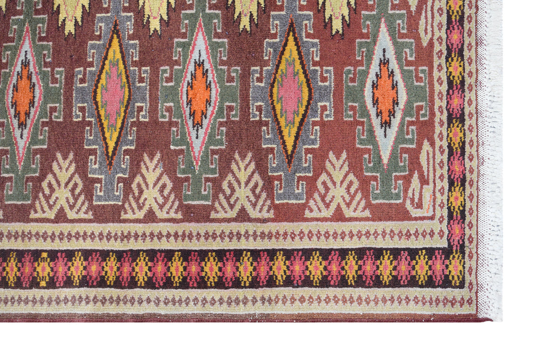 Caucasian Geometric Rug