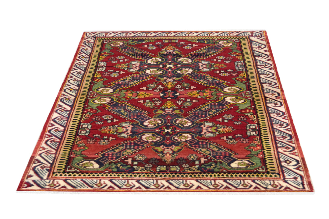 Caucasian Red Wool Rug