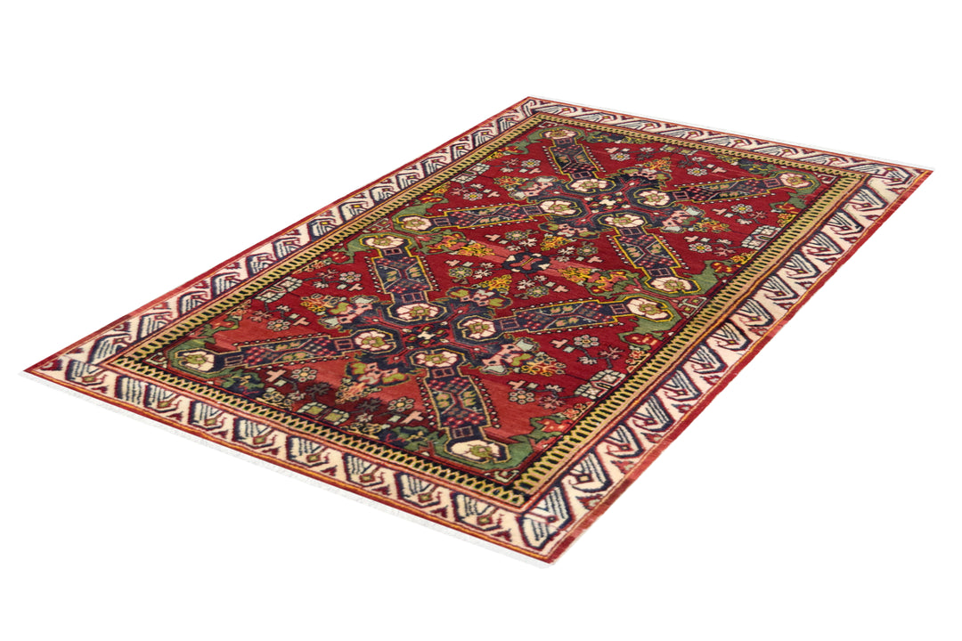 Caucasian Red Wool Rug