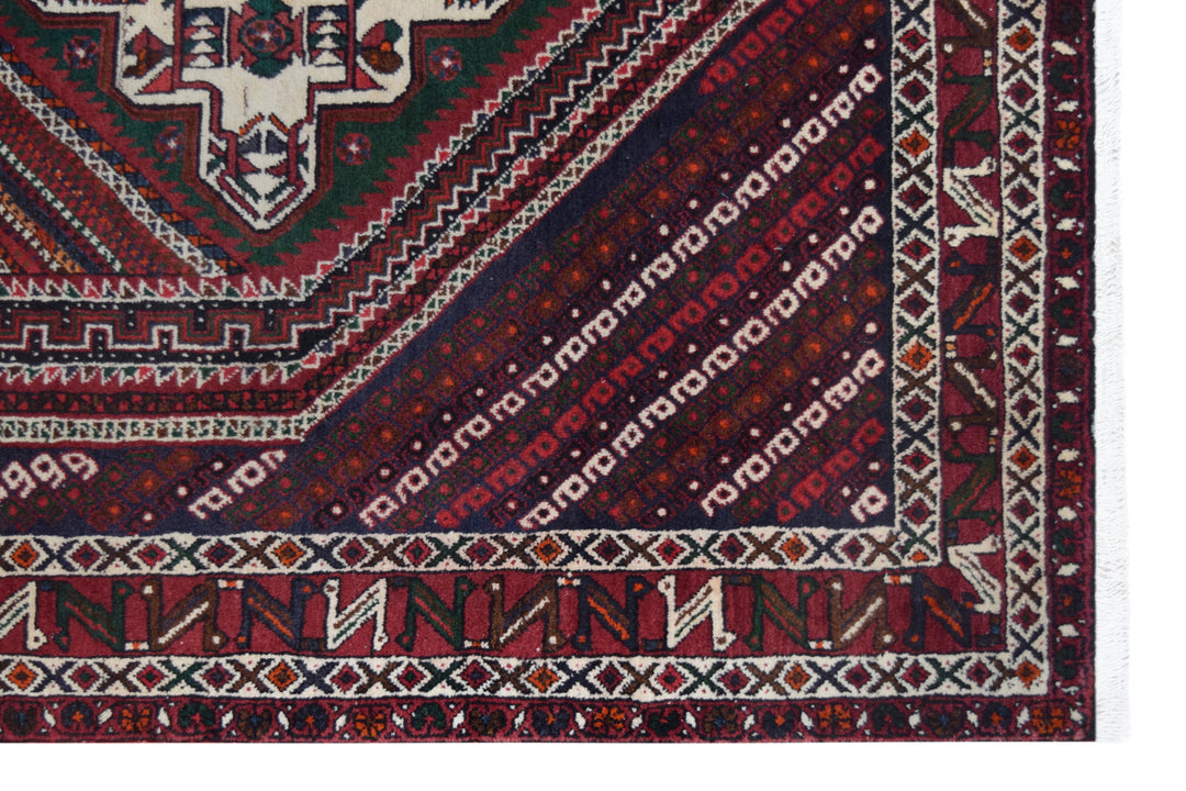 Afshar Red Wool Rug