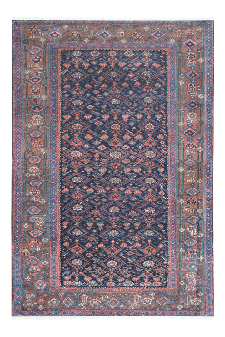 Antique Bijar Navy Rug