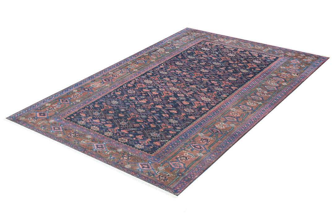 Antique Bijar Navy Rug