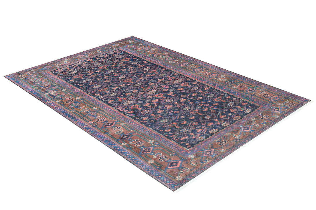 Antique Bijar Navy Rug