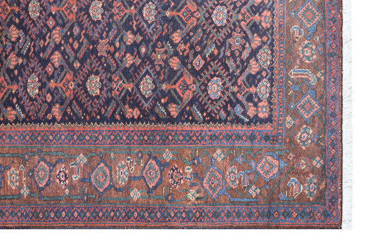 Antique Bijar Navy Rug