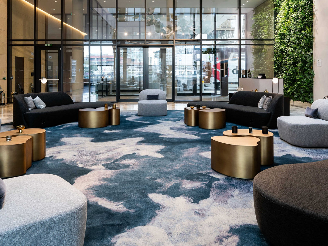 Watercolour commercial broadloom/ area rug