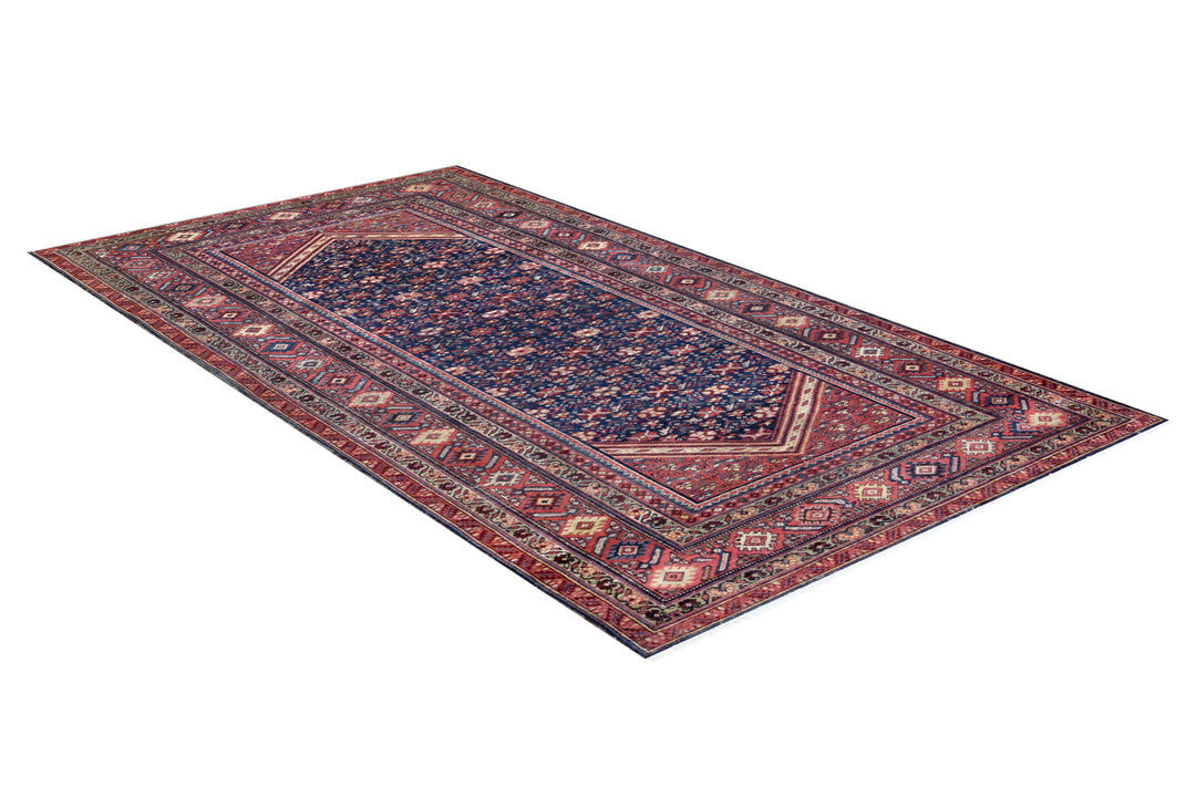 Antique Malayer Blue Diamond Runner