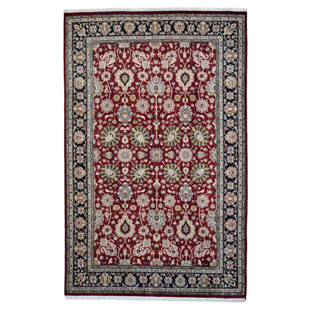 Kashmir Burgundy Allover Wool Rug