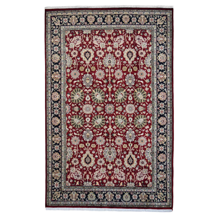 Kashmir Burgundy Allover Wool Rug