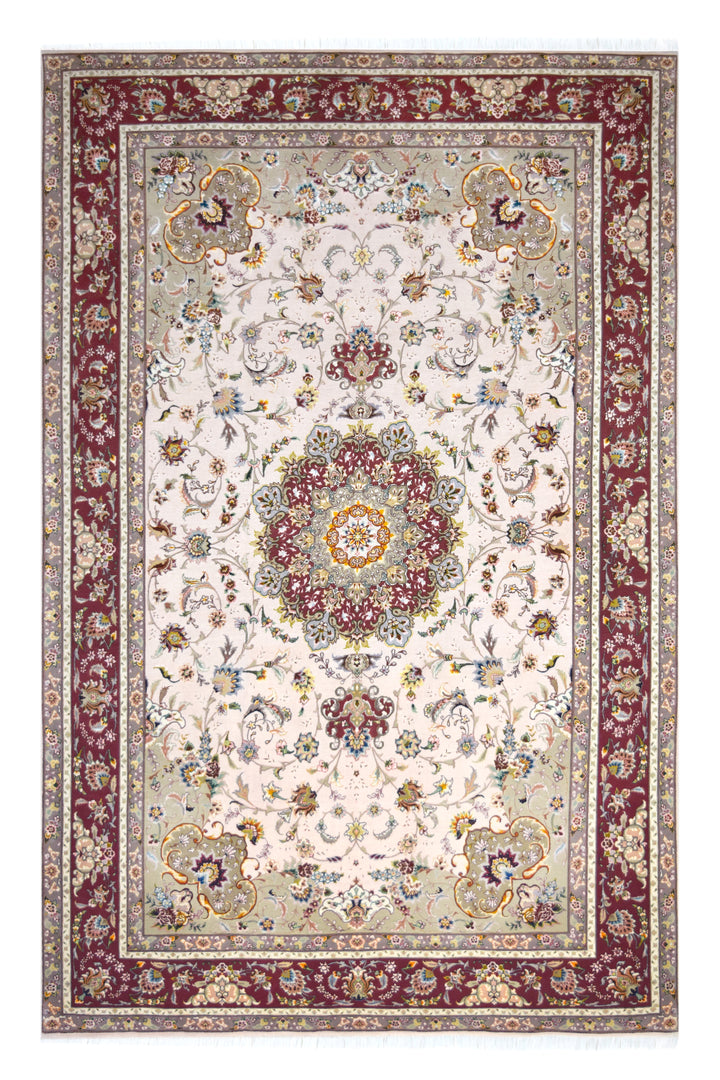 Tabriz Medallion signed Benam Rug