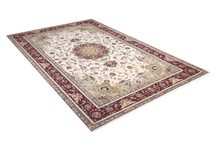 Tabriz Medallion signed Benam Rug