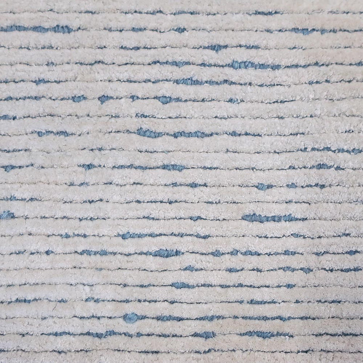 Oxford Blue/Ivory Ribbed Rug