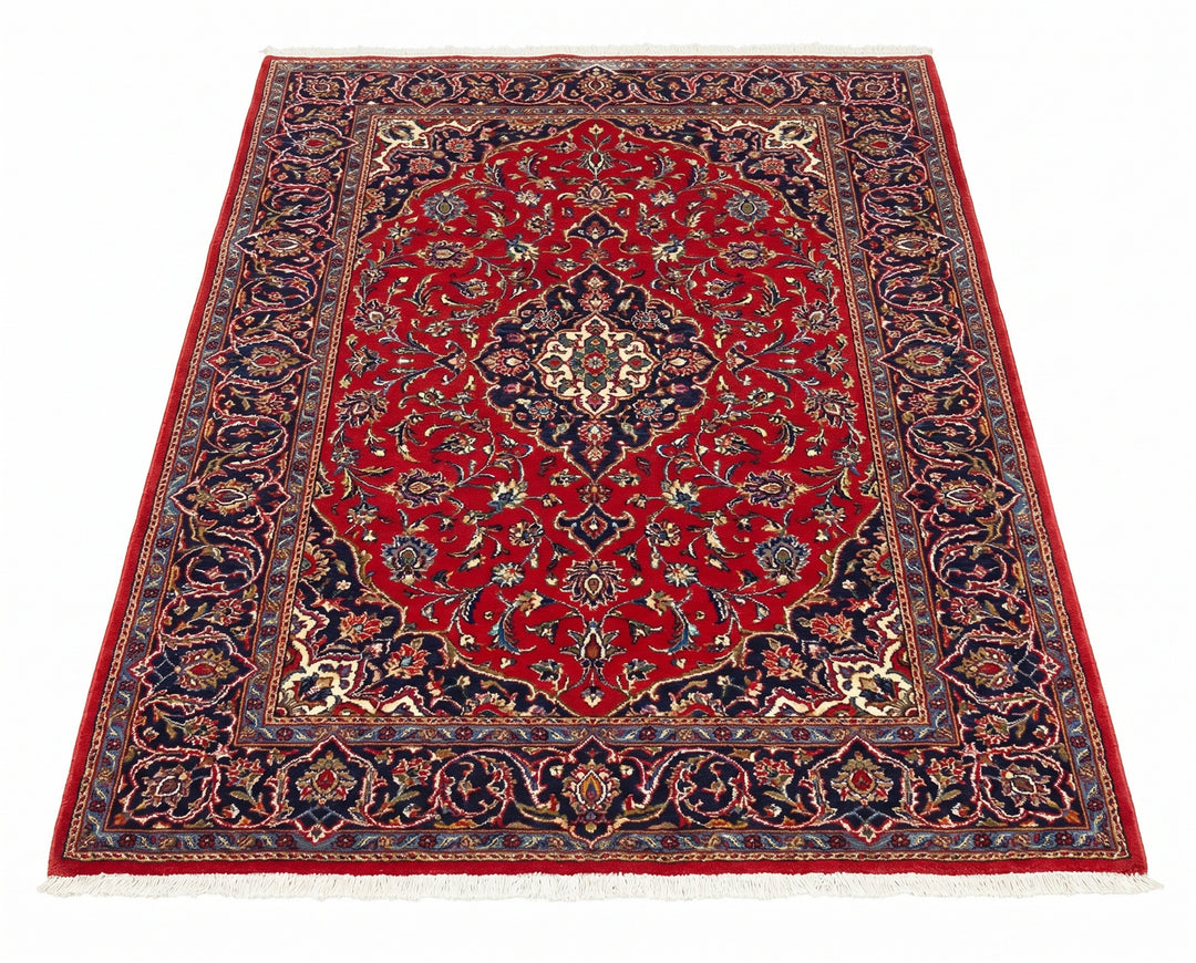 Kashan Red Medallion Rug