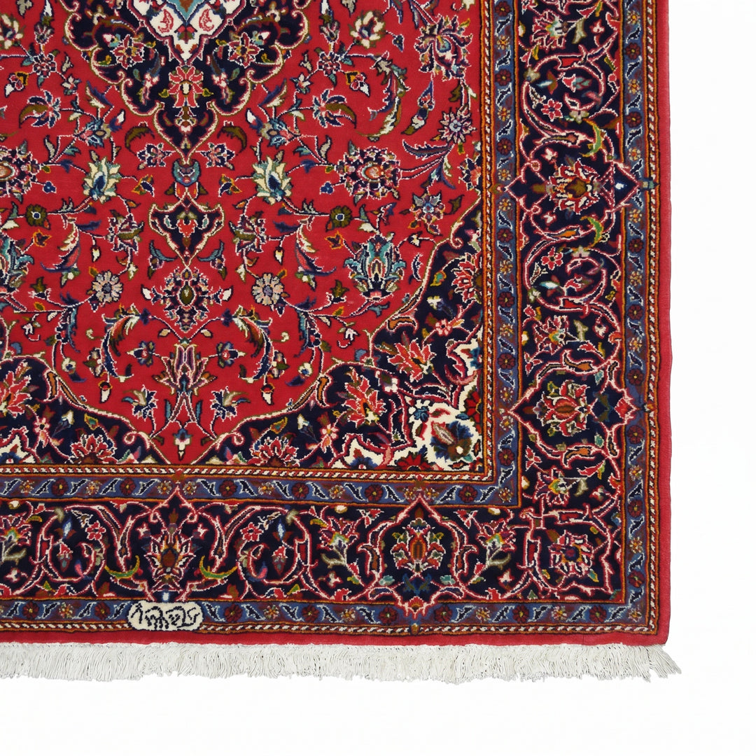 Kashan Red Medallion Rug