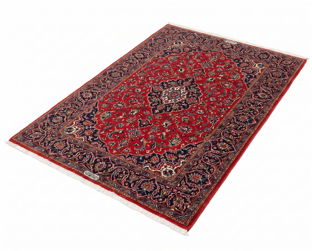 Kashan Red Medallion Rug