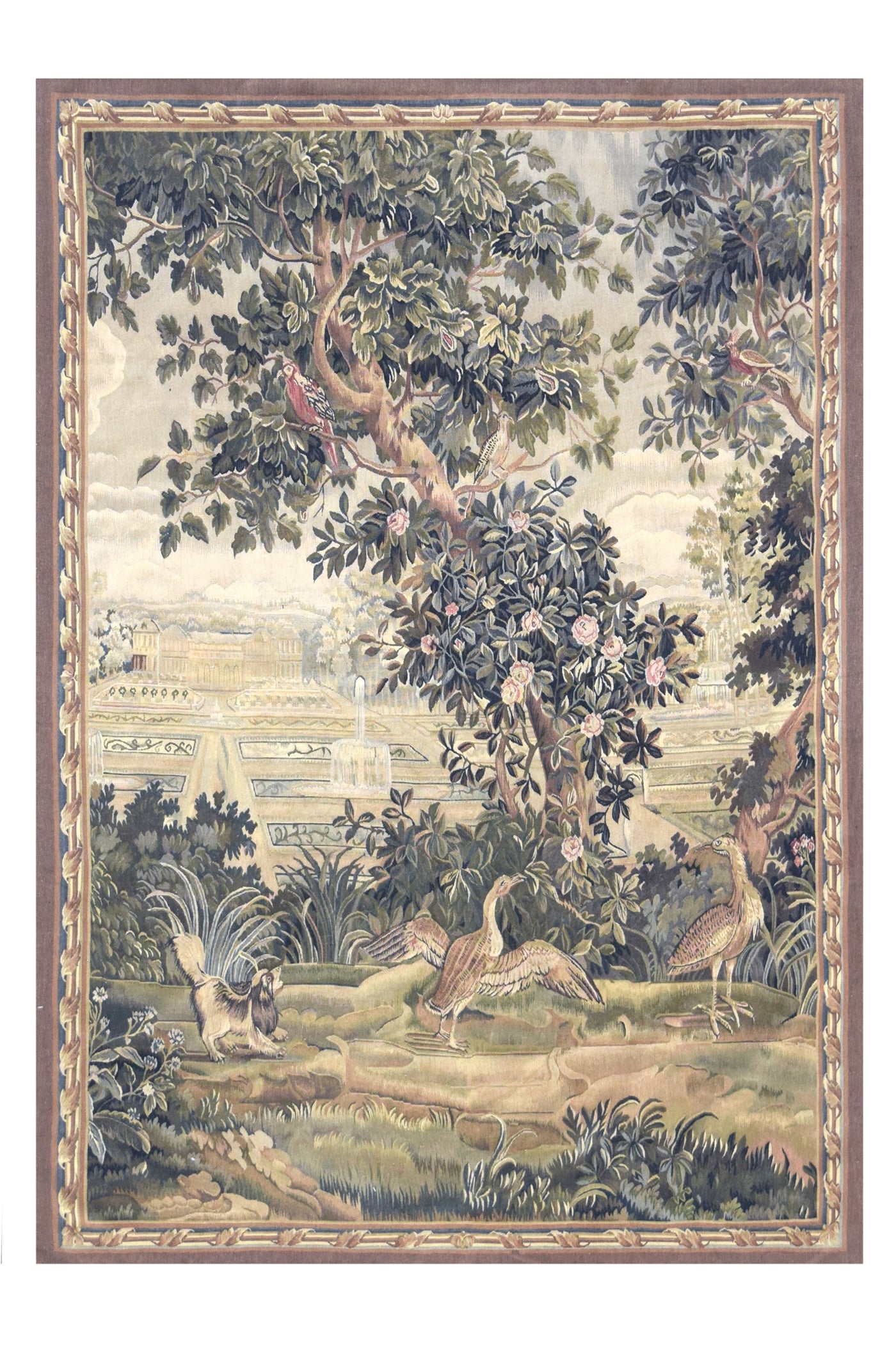 Tapestry Embroidery Scenery Rug