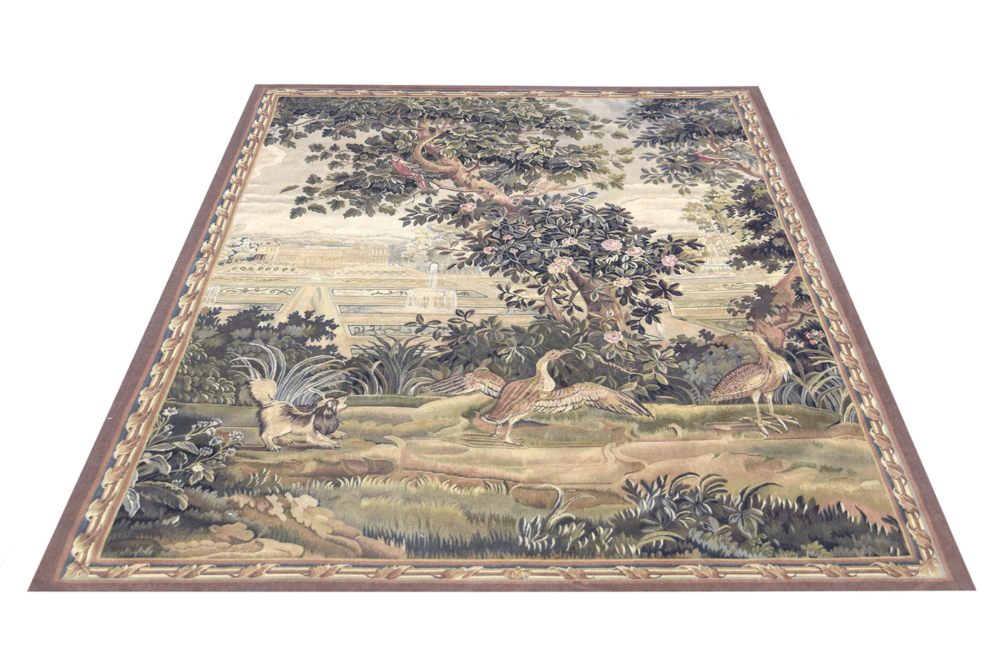 Tapestry Embroidery Scenery Rug