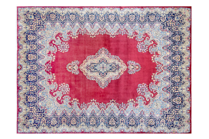 Royal Kerman Red Floral Rug