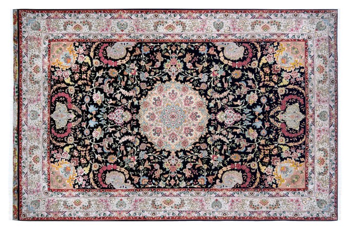 Tabriz Garabagh Medallion Rug