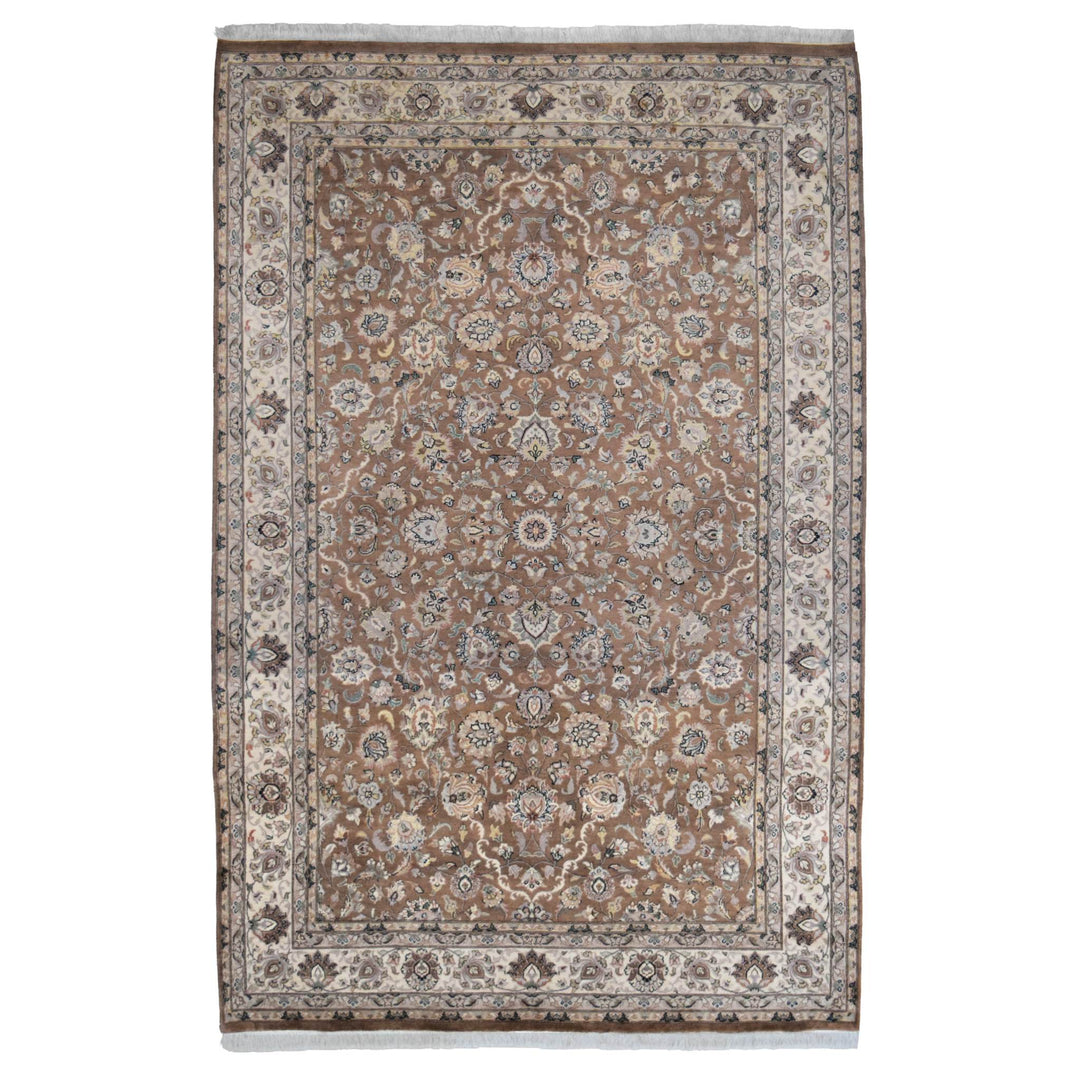 Kashmir Allover Light Brown Rug