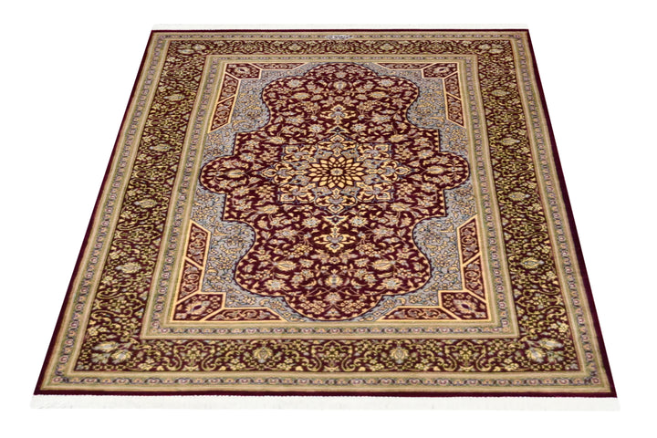 Qum Jasmshidi Persian Silk Rug