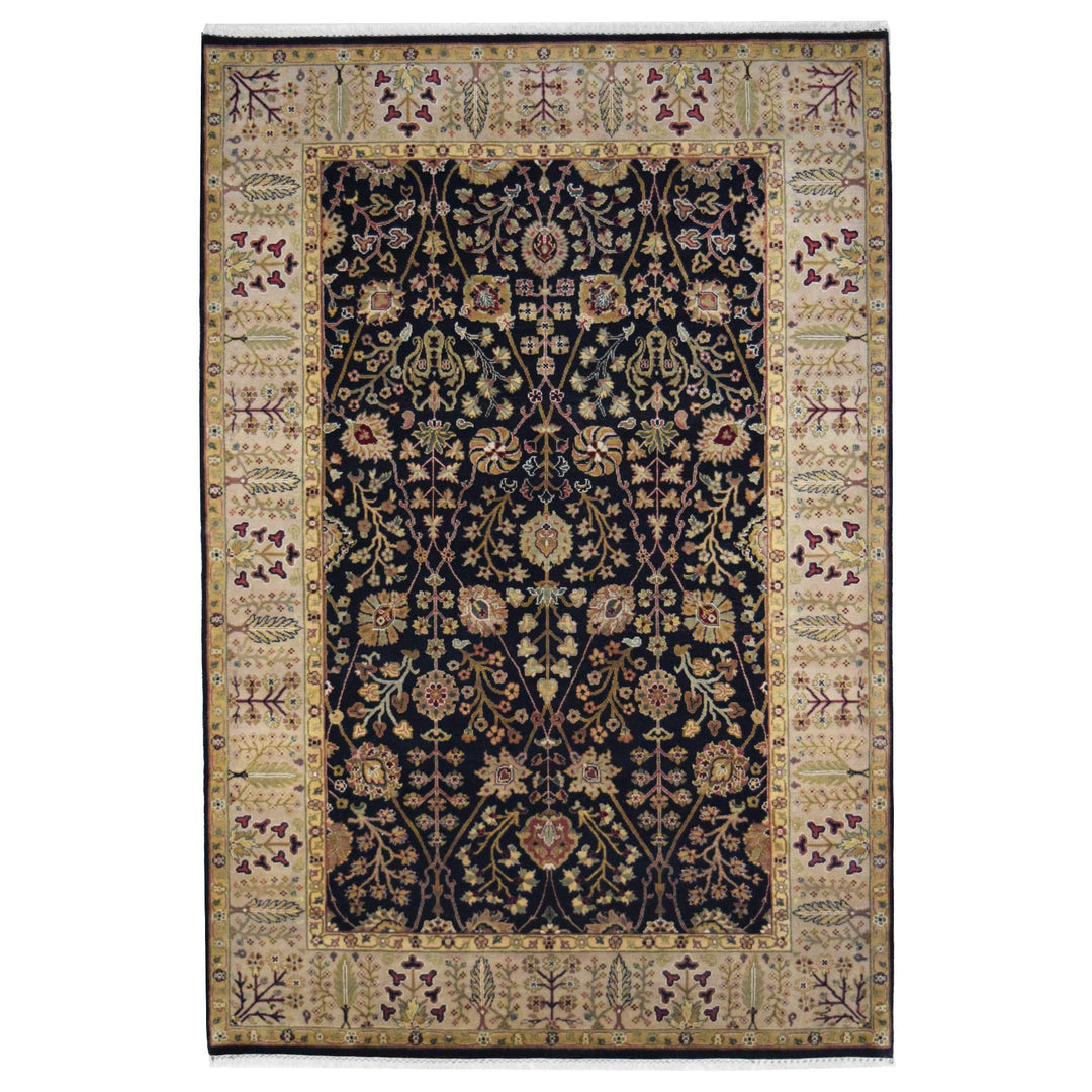 Jaipur Black Allover Wool Rug