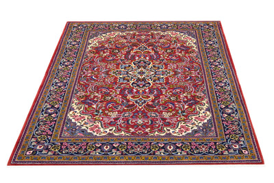 Persian Malayer Red Medallion Rug