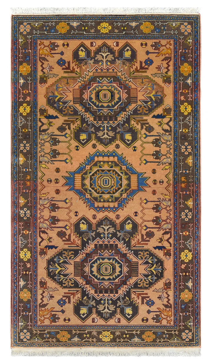 Antique Milas Geometric beige rug