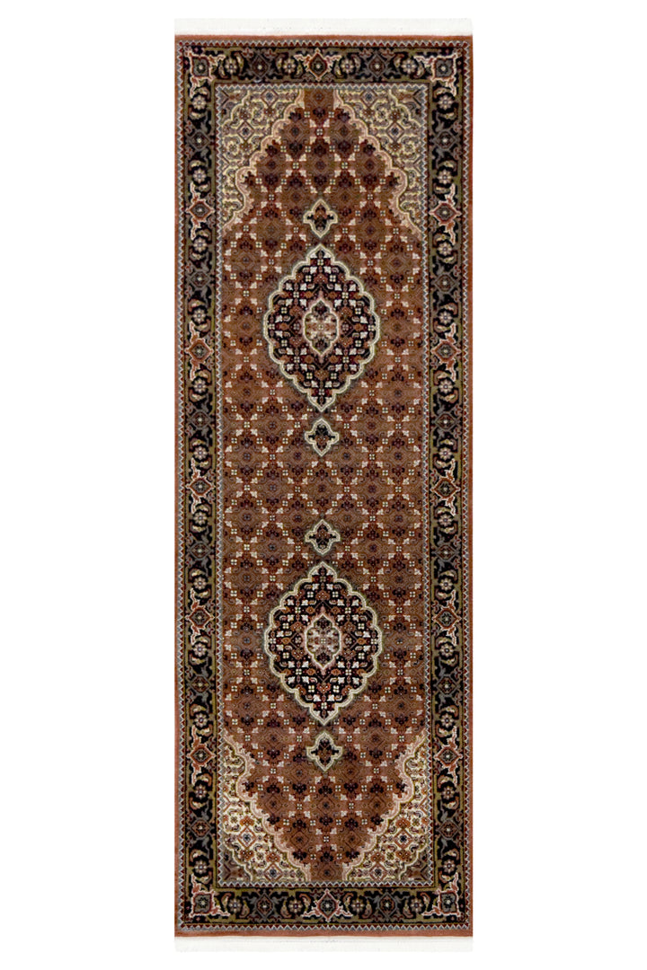 Tabriz Mahi Rust Runner