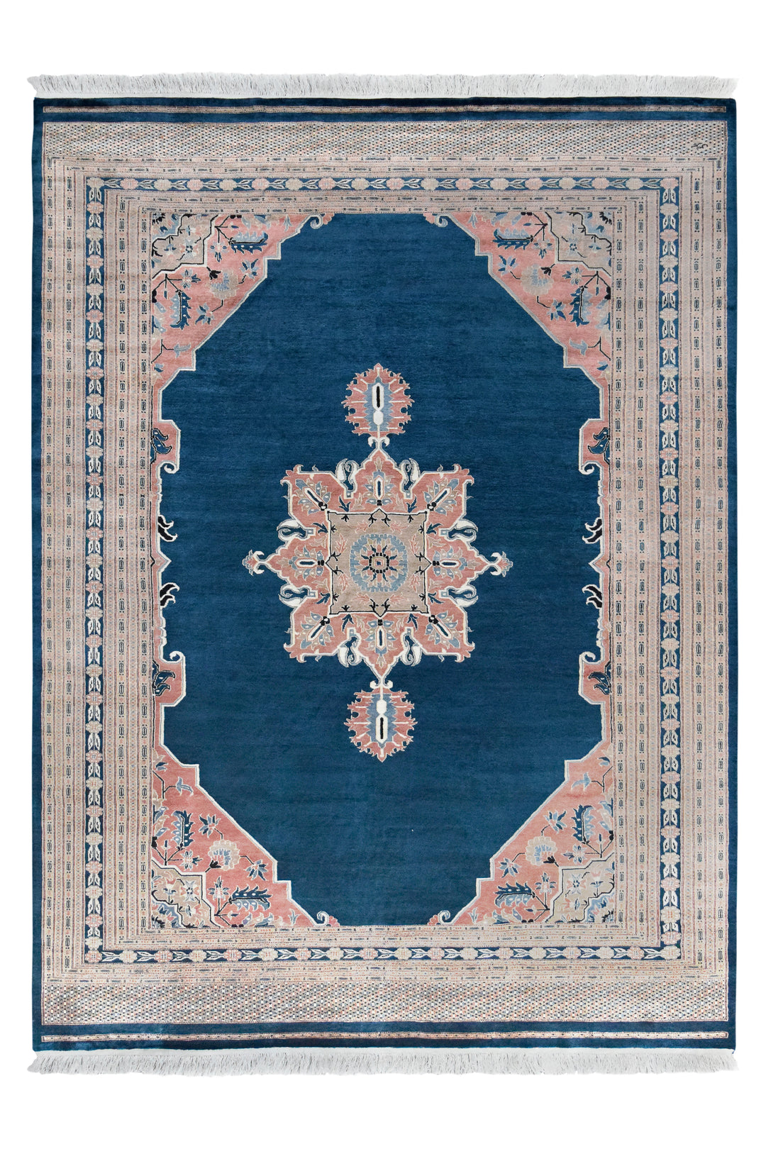 Bukhara Teal Medallion Rug