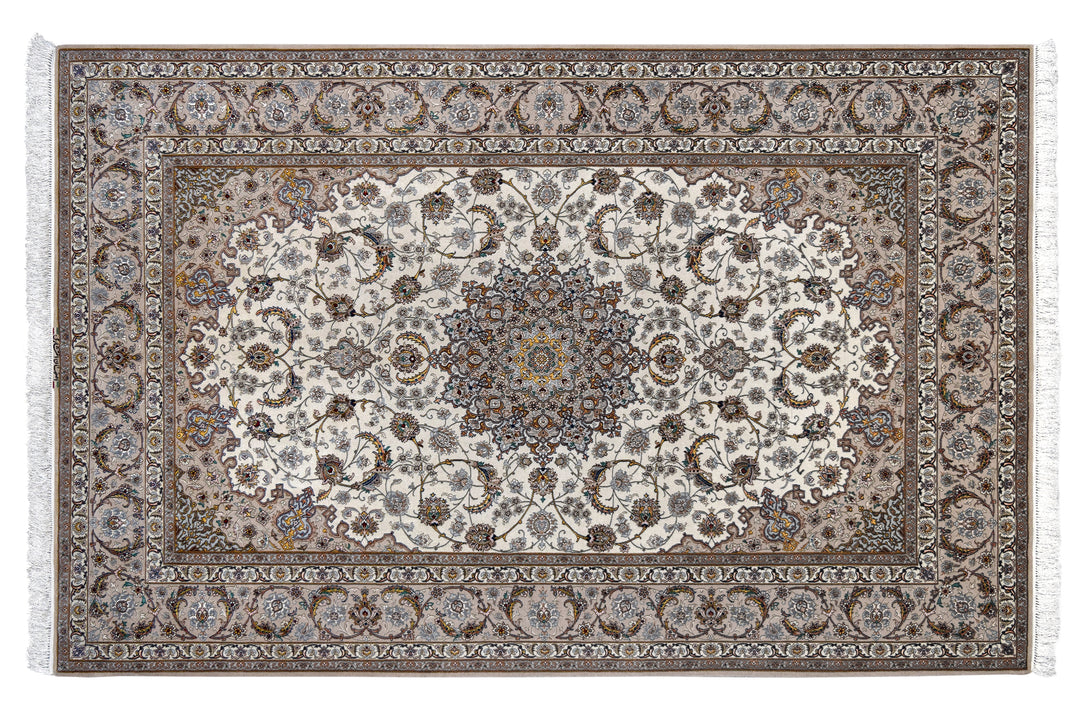 Persian Isfahan Medallion Rug