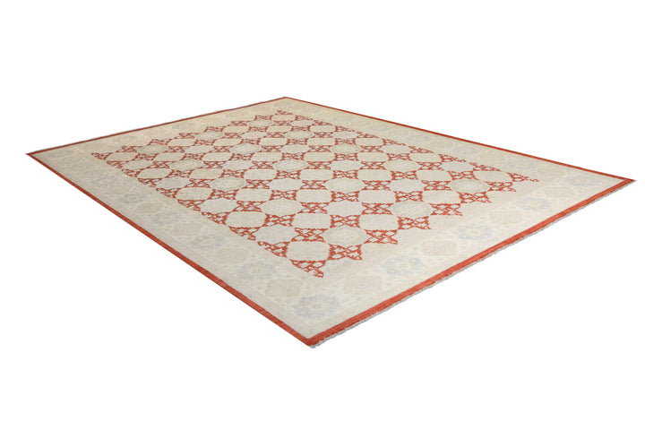 Ziegler Rust Diamond Rug