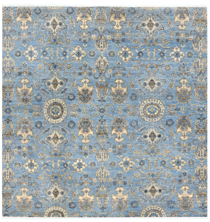 Ziegler Blue Square Rug