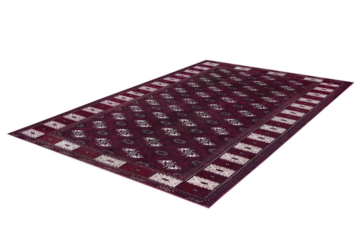 Turkoman Burgundy Rug