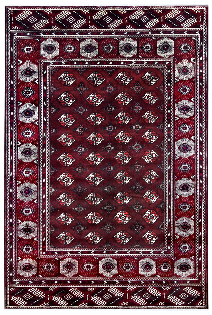 Turkoman Dark Red Rug