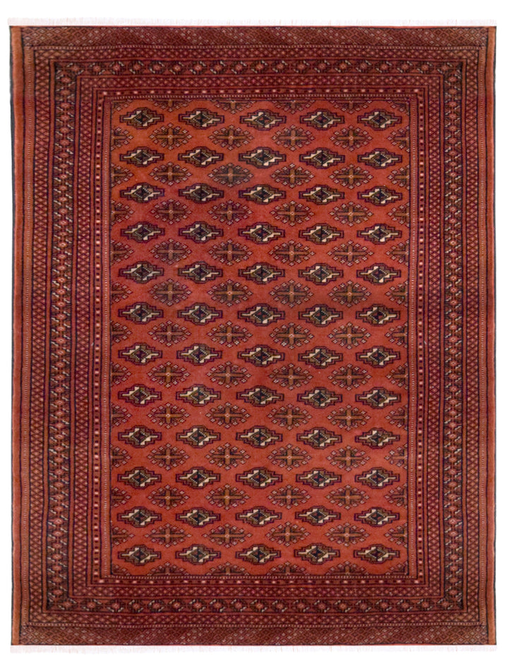 Persian Turkoman Rust Rug