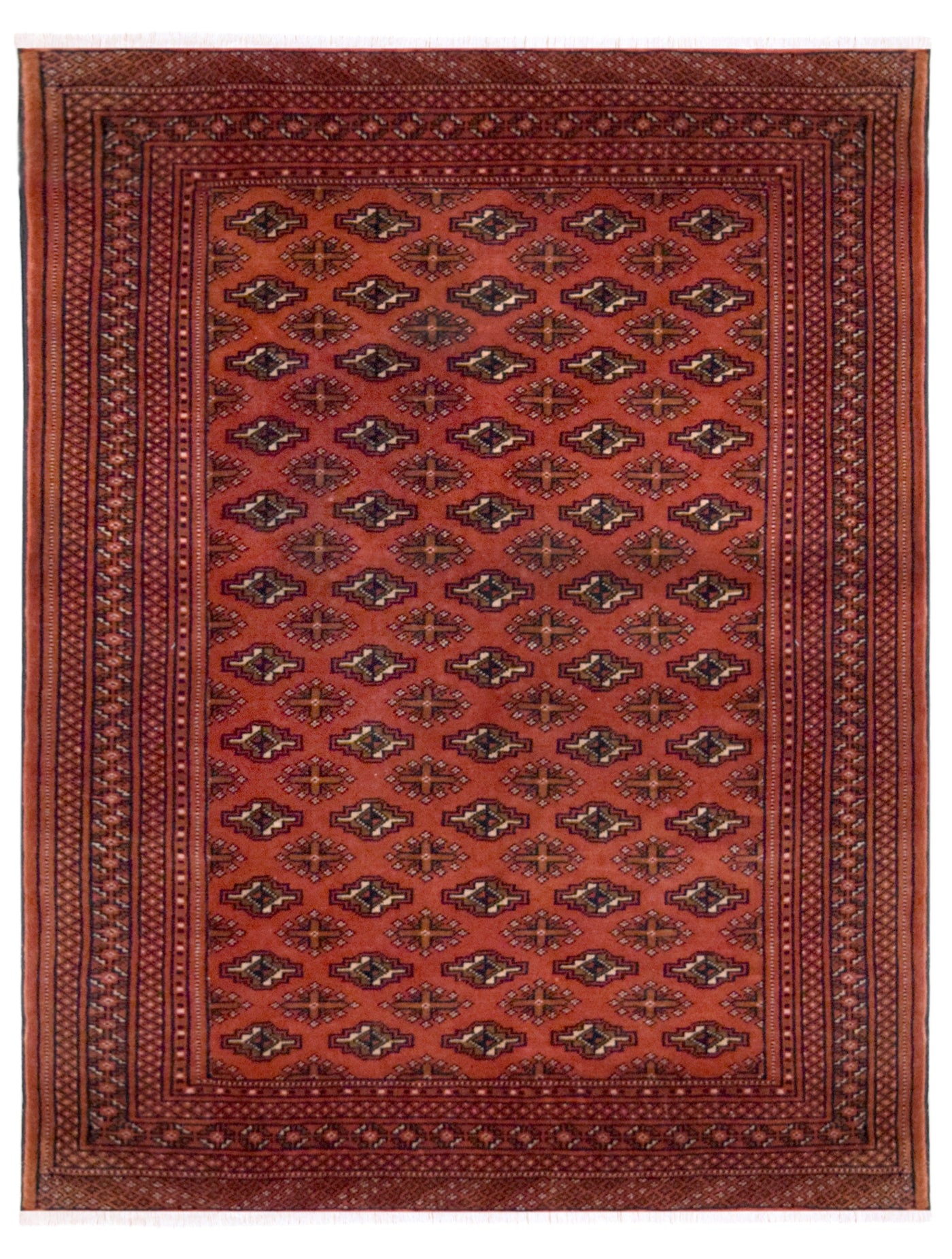 Persian Turkoman Rust Rug