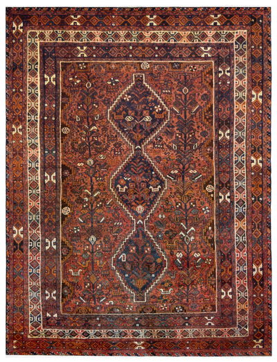 Shiraz Peacan Wool Rug
