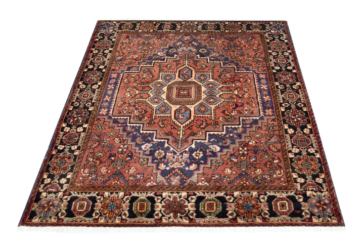 Gholtogh Geometric Rust Clay Rug