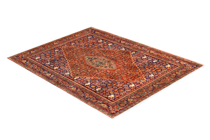 Bijar Medallion Herati Rust Rug