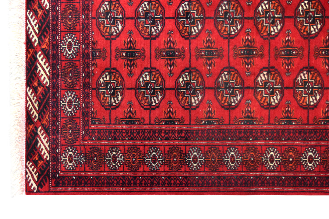 Persian Turkoman Red Rug