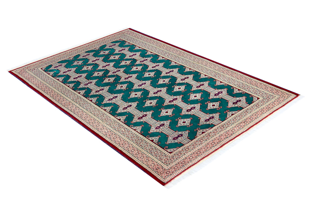 Persian Turkoman Green Rug