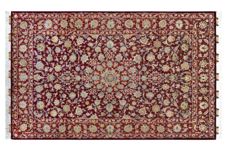 Tabriz Red Floral Rug